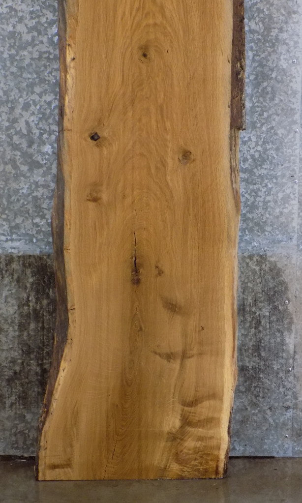 White Oak Live Edge Rustic Headboard/Bar Top Wood Slab 39361