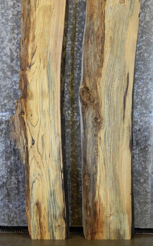 2- Live Edge Hackberry Rustic DIY Table Top Wood Slabs CLOSEOUT 40728-40729