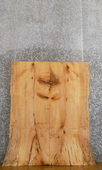 Thumbnail for 2- Spalted Maple Live Edge Office Desk Top Slabs CLOSEOUT 4081-4082