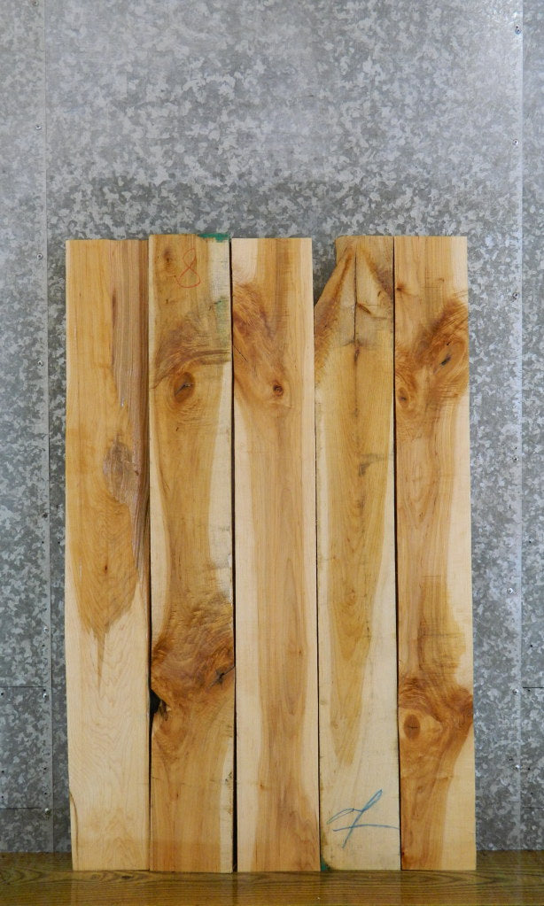 5- Kiln Dried Salvaged Hickory Lumber Boards/Craft Pack CLOSEOUT 41214-41215