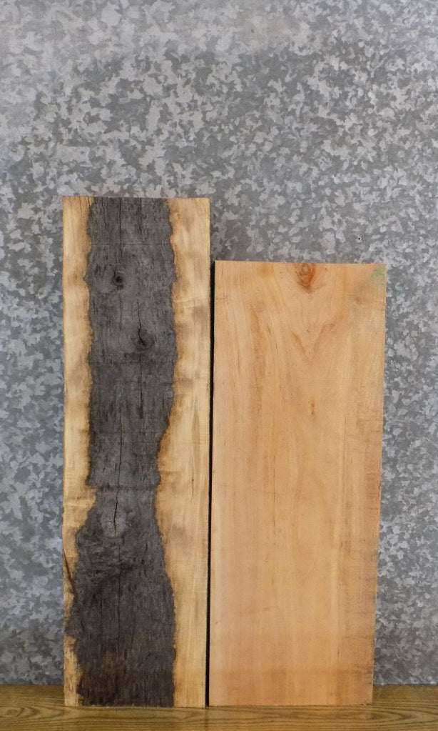 2- Salvaged Maple Kiln Dried Lumber Boards/Craft Pack Slabs 41467