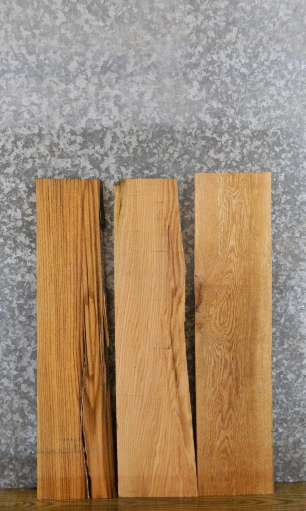 3- Reclaimed Red Oak Kiln Dried Lumber Boards/Craft Pack 43057