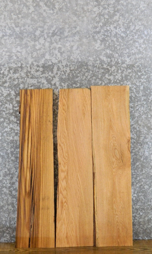 3- Reclaimed Red Oak Kiln Dried Lumber Boards/Craft Pack 43057