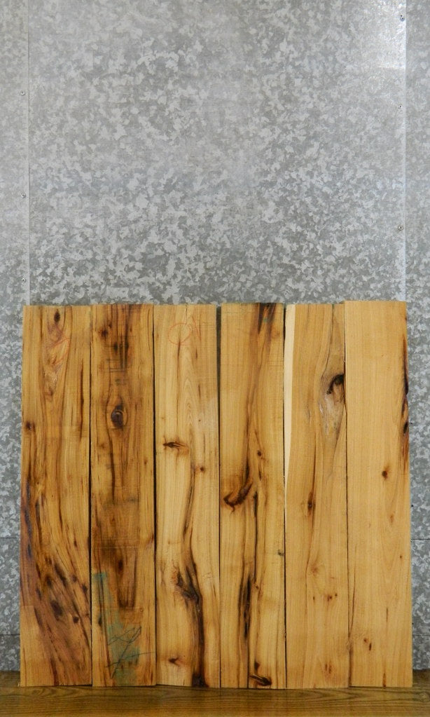 6- Kiln Dried Salvaged Hickory Craft Pack/Lumber Boards 43070-43071