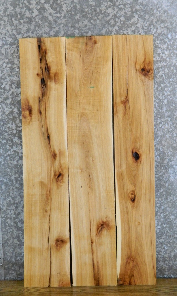 3- Kiln Dried Hickory Rustic Lumber Boards/Craft Pack 43508