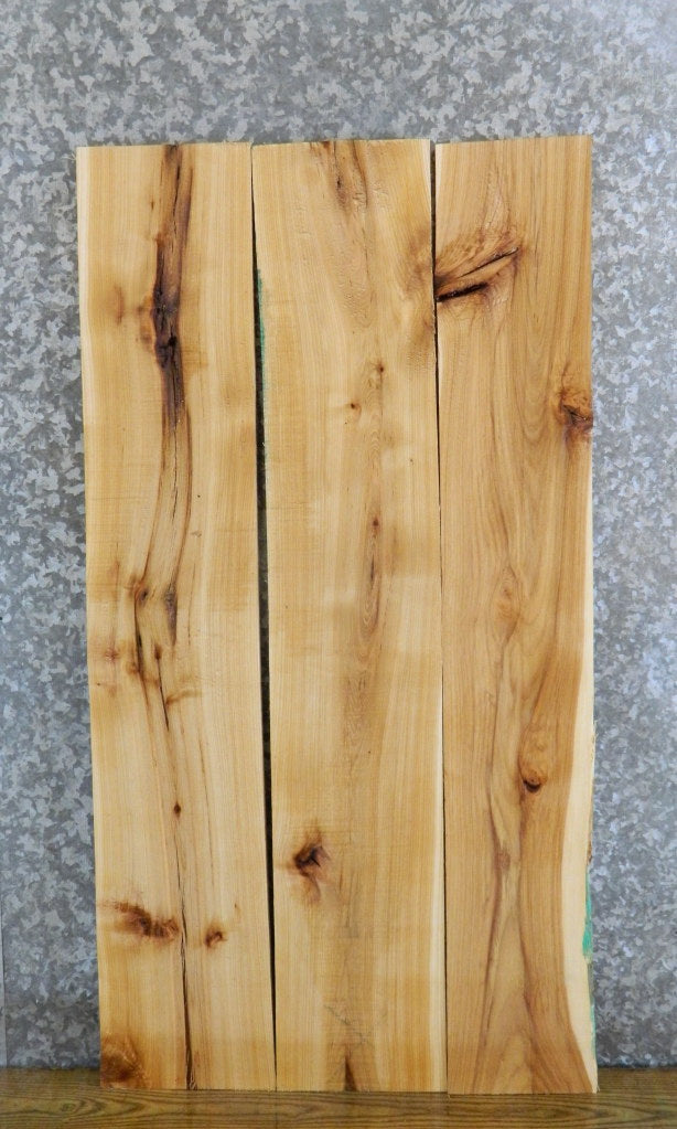 3- Kiln Dried Hickory Rustic Lumber Boards/Craft Pack 43508