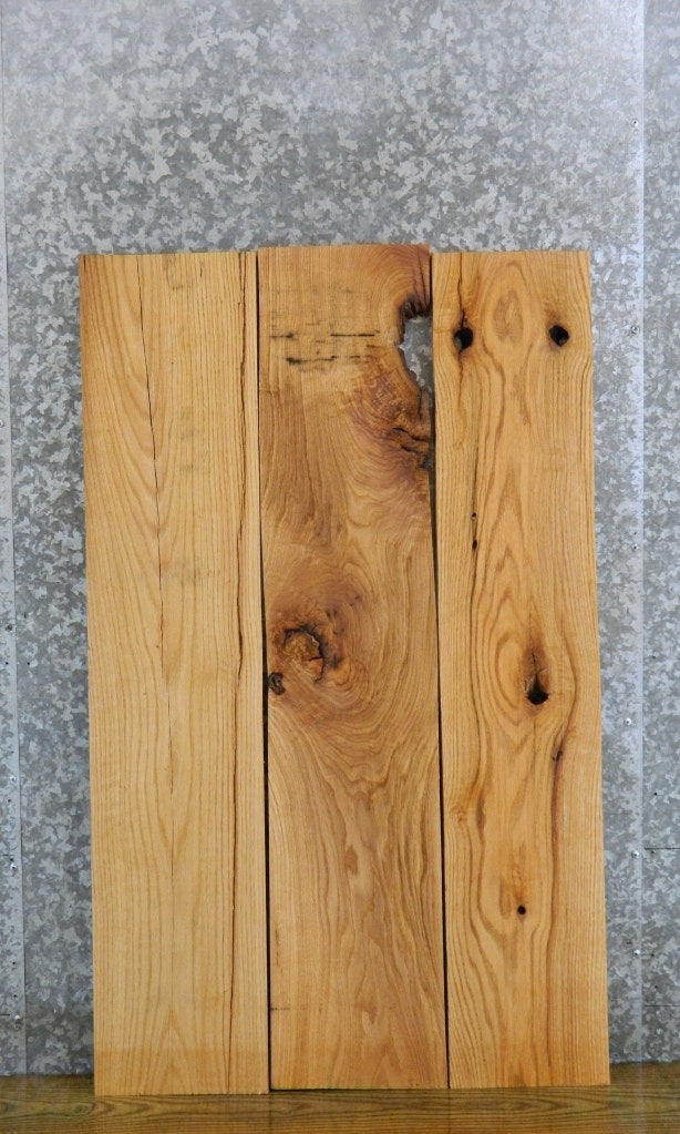 3- Reclaimed Red Oak Kiln Dried Lumber Boards/Craft Pack 43538
