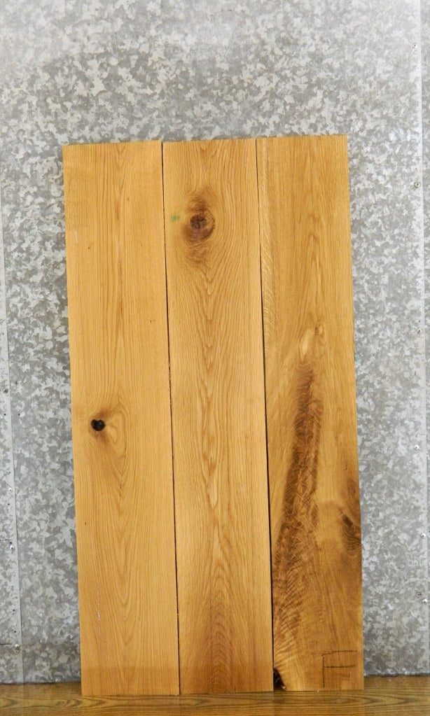 3- Kiln Dried Red Oak Salvaged Craft Pack/Lumber Boards 43562