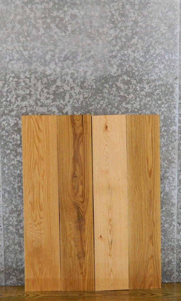 4- Reclaimed Kiln Dried Red Oak Lumber Boards/Craft Pack 43652-43653