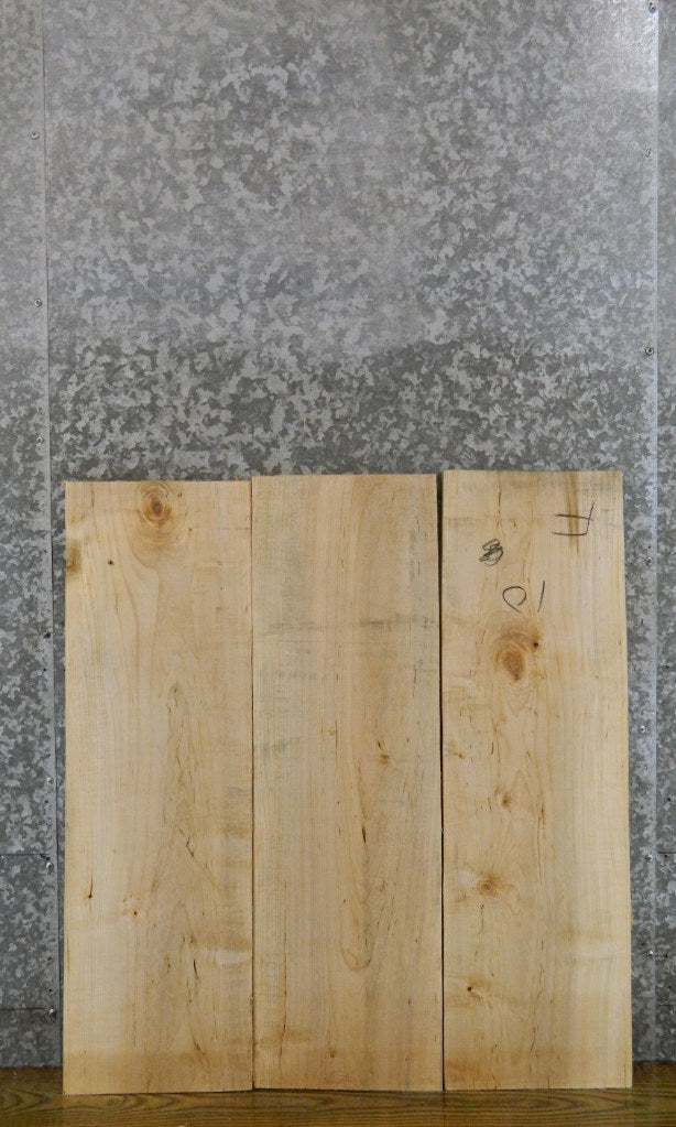 3- Kiln Dried Maple Reclaimed Lumber Boards/Craft Pack 43658
