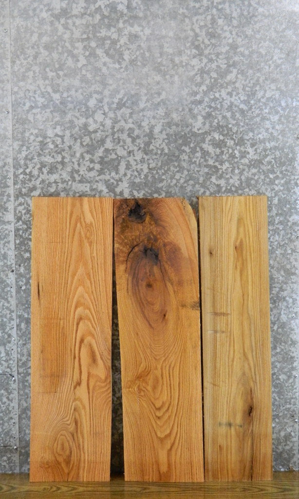 3- Reclaimed Red Oak Kiln Dried Lumber Boards/Craft Pack 43659