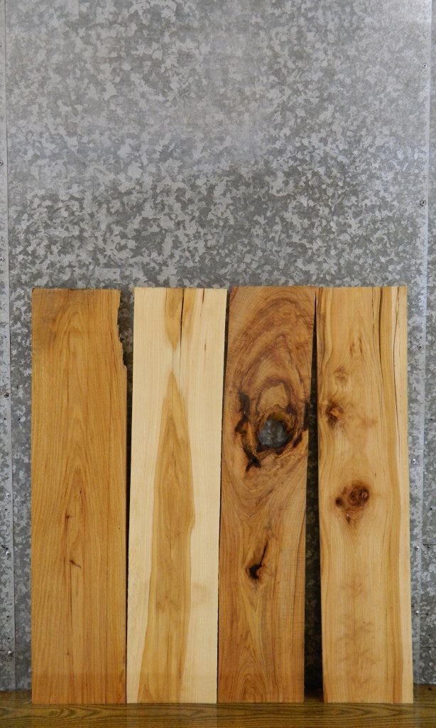 4- Rustic Kiln Dried Hickory Craft Pack/Lumber Boards 43671-43672