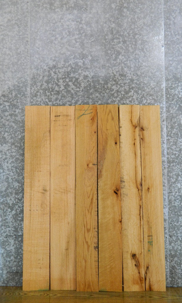6- Rustic Red Oak Kiln Dried Craft Pack/Lumber Boards 43942-43943