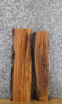 Thumbnail for 2- Rustic Red Oak Live Edge Craft Pack/Taxidermy Base Slabs 5113-5114