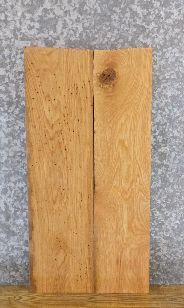 2- Reclaimed White Oak Craft Pack/Shelf Slabs/Lumber Boards 5638-5639