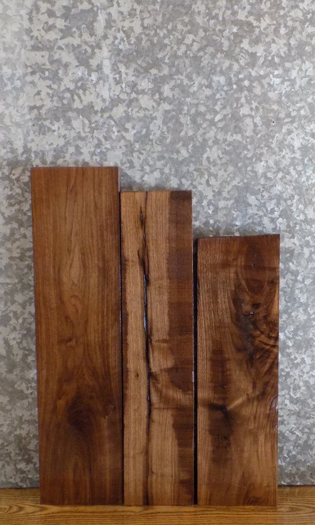 3- Reclaimed Kiln Dried Black Walnut Lumber Boards/Craft Pack 7497-7499