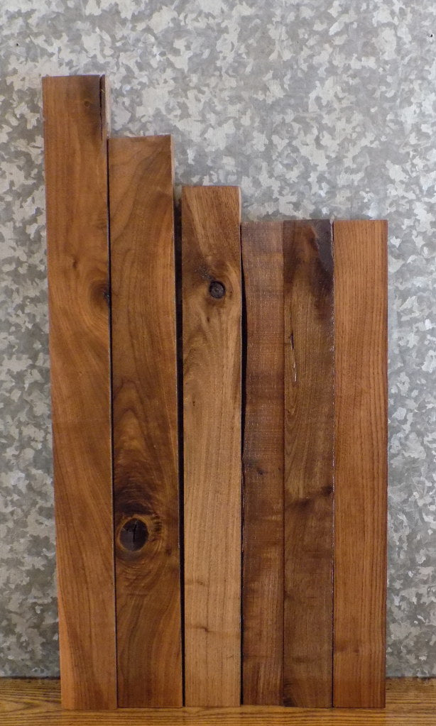 6- Kiln Dried Black Walnut Salvaged Lumber Boards/Craft Pack 7503-7504
