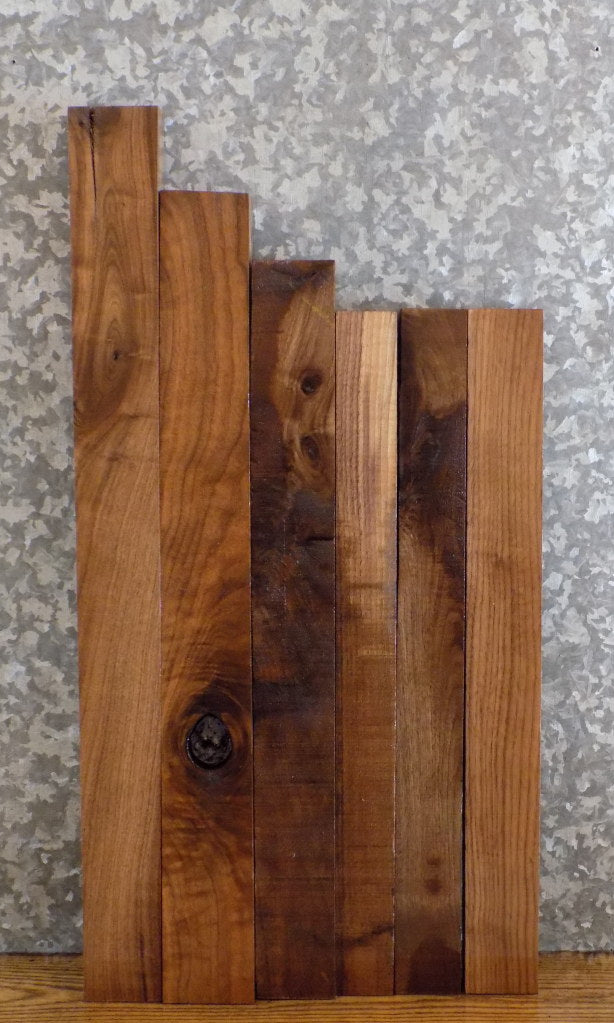 6- Kiln Dried Black Walnut Salvaged Lumber Boards/Craft Pack 7503-7504