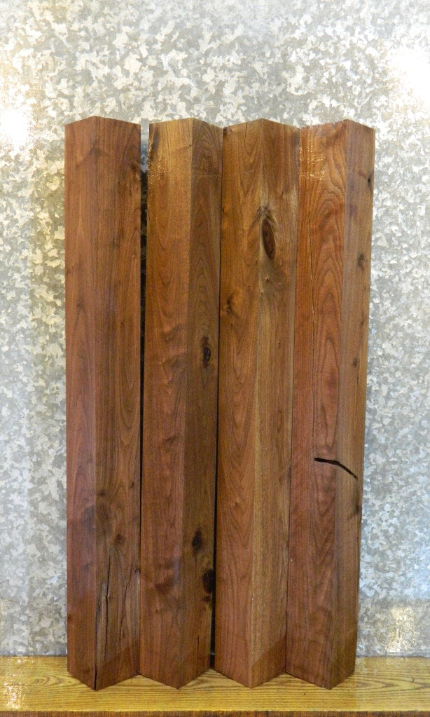 4- Kiln Dried Black Walnut Rustic Table Legs/4x4 Turning Blocks 9109