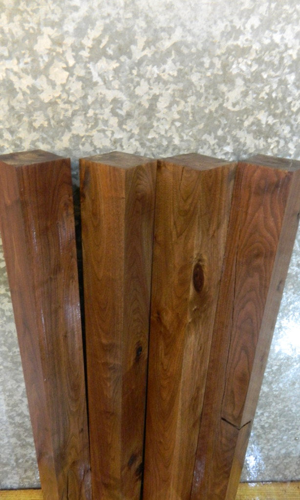 4- Kiln Dried Black Walnut Rustic Table Legs/4x4 Turning Blocks 9109