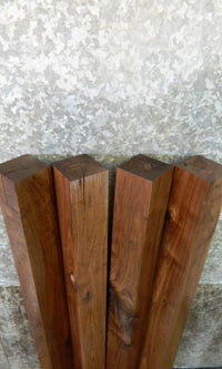 Thumbnail for 4- Kiln Dried Rustic Black Walnut 4x4 Turning Blocks/Blanks 9134