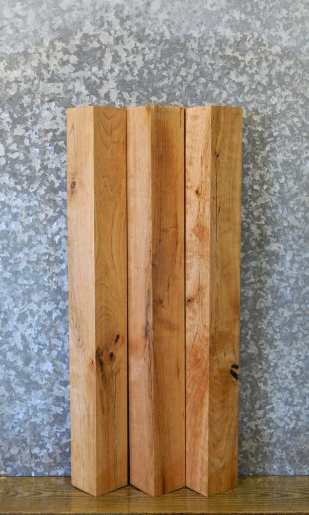 3- Table Legs/Kiln Dried Cherry Rustic 4x4 Turning Blocks 9161