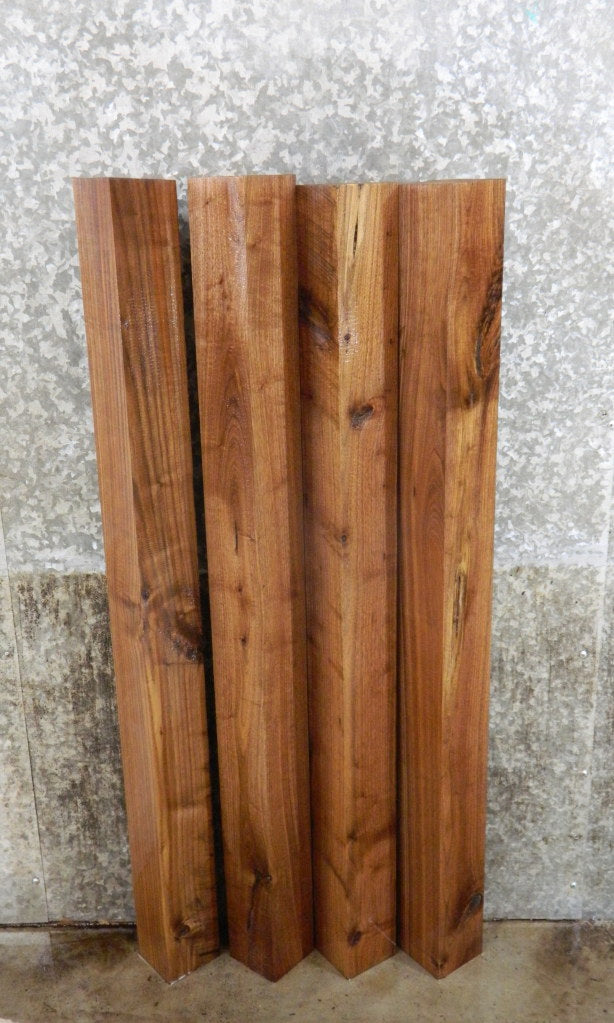 4- Kiln Dried Black Walnut Rustic 4x4 Turning Blocks/Blanks 9209