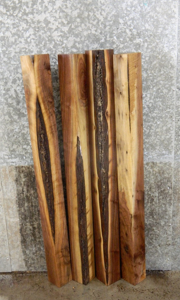 4- Kiln Dried Reclaimed Black Walnut Turning Blocks/Table Legs 9211