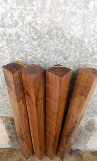 Thumbnail for 4- Kiln Dried Reclaimed Black Walnut Turning Blocks/Table Legs 9211