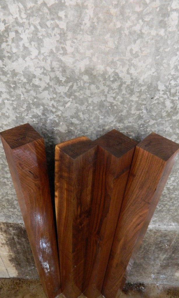 4- Black Walnut Kiln Dried Salvaged Turning Blocks/Table Legs 9213
