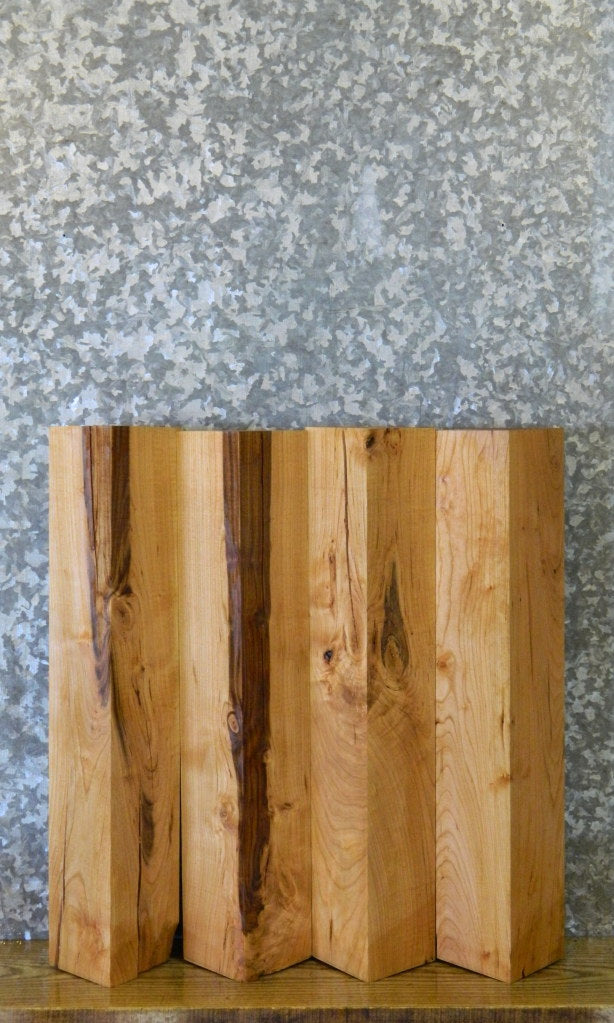 4- Kiln Dried Reclaimed Cherry Table Legs/4x4 Turning Blocks 9236