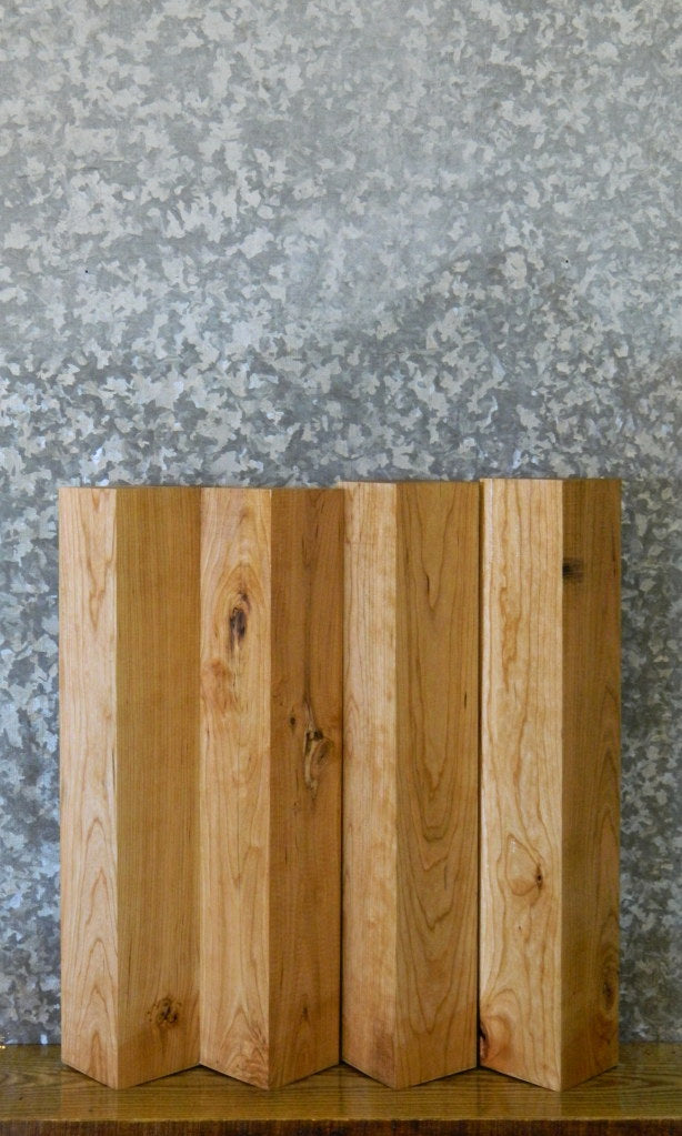 4- 4x4 Turning Blocks/Kiln Dried Cherry Rustic Table Legs 9239