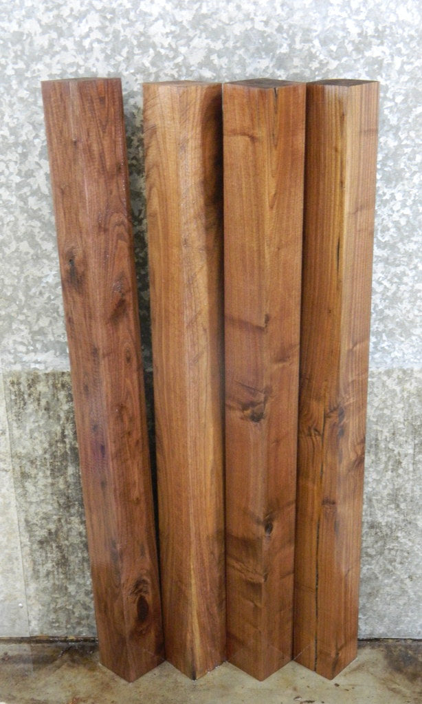 4- Kiln Dried Black Walnut Salvaged 4x4 Turning Blanks/Blocks 9265