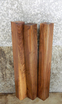 Thumbnail for 3- Rustic Black Walnut Kiln Dried 4x4 Turning Blanks/Blocks 9276