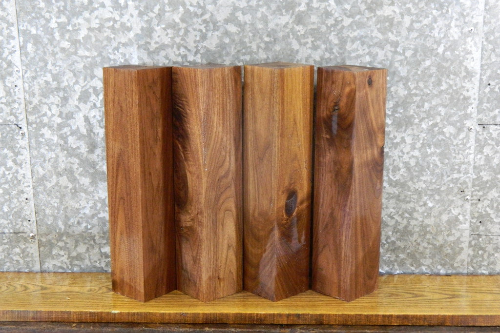 4- Rustic Black Walnut Kiln Dried 4x4/Turning Blocks/Blanks 9386