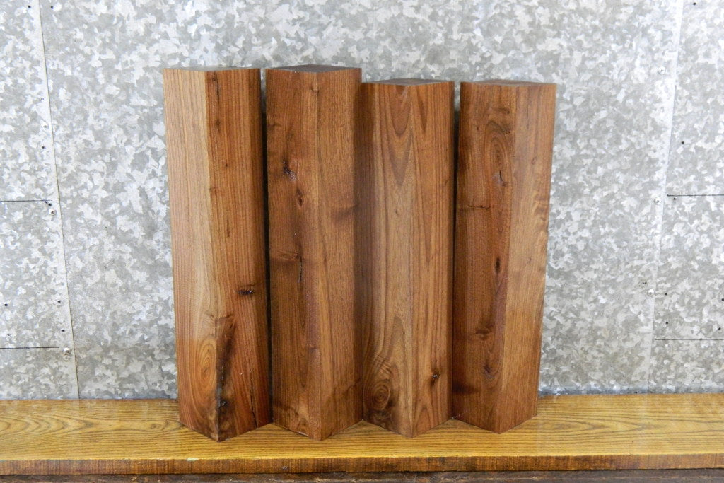 4- Black Walnut Kiln Dried Reclaimed 4x4/Turning Blocks/Blanks 9463