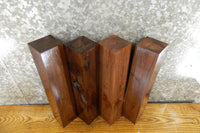 Thumbnail for 4- Kiln Dried Reclaimed Black Walnut 4x4/Turning Blocks/Blanks 9466