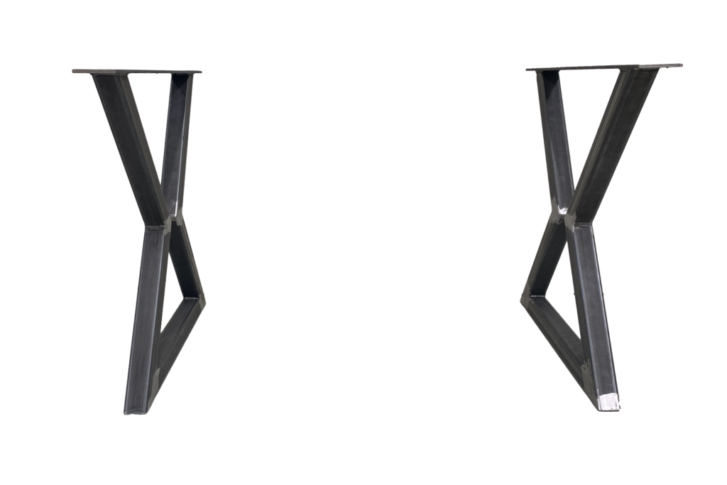 Hourglass Metal Table Legs